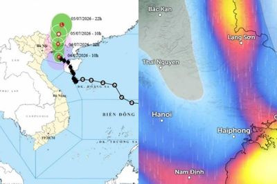 Do ảnh hưởng từ hoàn lưu bão số 1 Maysak, Hà Nội sẽ mưa đến bao giờ?
