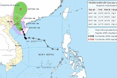 Bão số 1 giật cấp 11 đang áp sát vùng biển Quảng Ninh- Hải Phòng