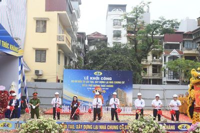 Hà Nội khởi công dự án chung cư tại khu 'đất vàng' 51 Huỳnh Thúc Kháng