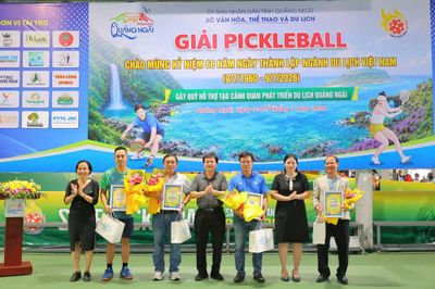 Khai mạc Giải Pickleball chào mừng 66 năm Ngày thành lập ngành Du lịch Việt Nam