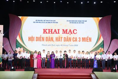 Khai mạc Hội diễn Đàn, hát dân ca 3 miền năm 2026