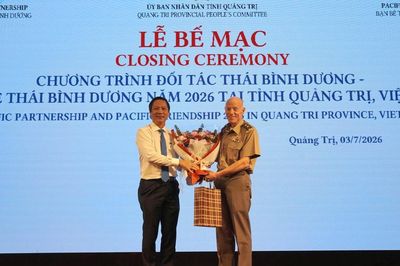 Bế mạc Chương trình Đối tác - Bạn bè Thái Bình Dương năm 2026 tại Quảng Trị