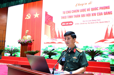 Đại tá Lâm Dũng Tiến không ngừng tiến lên từ những điều giản dị