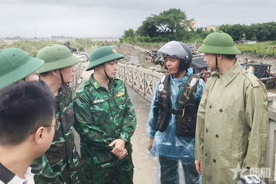 LLVT tỉnh Quảng Ninh huy động hàng nghìn cán bộ, chiến sĩ sẵn sàng ứng phó bão số 1