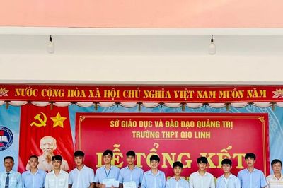 Nửa thế kỷ 'gieo hạt', THPT Gio Linh đón 'quả ngọt' với 100% HS đỗ tốt nghiệp