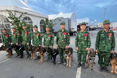 Đội công tác Bộ đội Biên phòng Việt Nam phát hiện thêm 23 vị trí nghi có nạn nhân tại hiện trường vụ động đất ở Venezuela