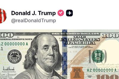 Tổng thống Mỹ Trump công bố mẫu tờ 100 USD mới mang chữ ký của mình