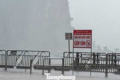 Bão Maysak đi qua vùng biển Bạch Long Vĩ, mưa trắng trời ở Vân Đồn