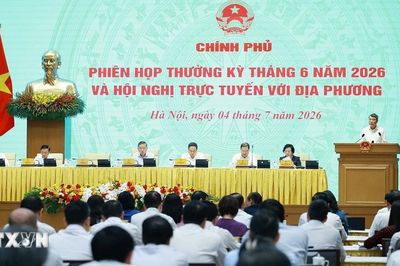 Toàn cảnh Phiên họp Chính phủ thường kỳ tháng 6 năm 2026 và Hội nghị Chính phủ với địa phương