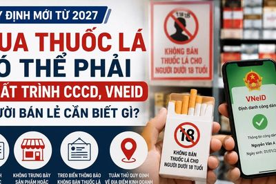 Người bán thuốc lá sẽ phải kiểm tra CCCD, VNeID trong trường hợp nào?