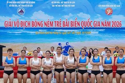 Đội tuyển bóng ném bãi biển Gia Lai thắng trận ra quân