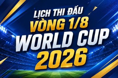 [Infographic] Lịch thi đấu vòng 1/8 World Cup 2026