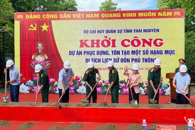 Khởi công phục dựng, tôn tạo Di tích lịch sử Quốc gia Đồn Phủ Thông