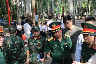 Tìm kiếm, quy tập hài cốt liệt sĩ tại Công viên Lê Thị Riêng
