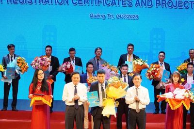 Tổng nguồn vốn đăng ký đầu tư vào Quảng Trị 194.580 tỷ đồng