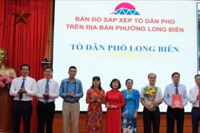 Phường Long Biên công bố 25 tổ dân phố sau sắp xếp