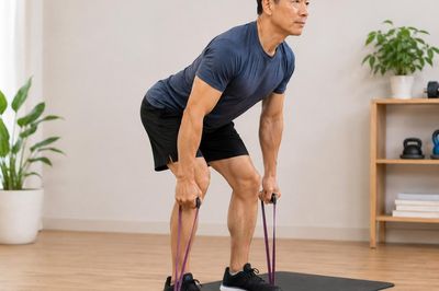 5 bài tập với dây kháng lực hỗ trợ giảm mỡ bụng sau tuổi 50
