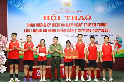 Bế mạc Hội thao kỷ niệm 80 năm ngày truyền thống lực lượng An ninh nhân dân