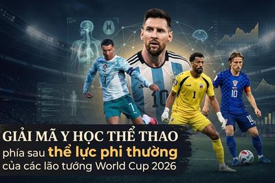 Giải mã y học thể thao phía sau thể lực phi thường của các lão tướng World Cup 2026