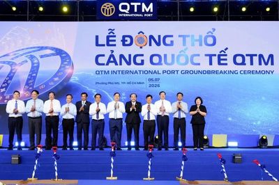 Khởi công cảng trị giá 6.900 tỷ đồng ở Cái Mép-Thị Vải
