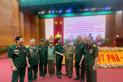 Họp mặt truyền thống Tiểu đoàn 1-Long An ba lần anh hùng