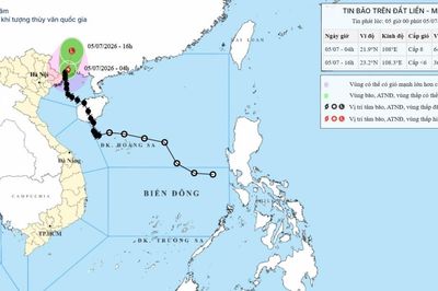 Cập nhật tình hình bão số 1: Ven biển phía Bắc tỉnh Quảng Ninh nguy cơ gió mạnh, sẽ suy yếu trong hôm nay (5/7)