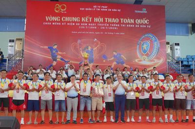 Bế mạc Vòng chung kết Hội thao Hệ thống Thi hành án dân sự với nhiều dấu ấn tốt đẹp