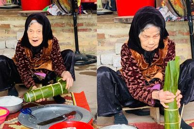 Cụ bà ở Thái Nguyên có 10 con, tuổi 95 vẫn trồng rau, nấu cơm bếp củi