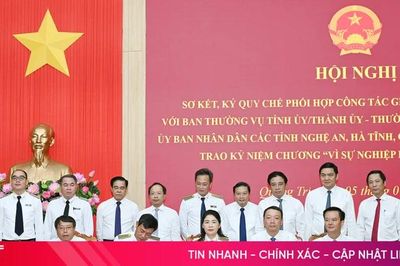 Ký kết quy chế phối hợp giữa Kiểm toán Nhà nước với Hà Tĩnh và các tỉnh, thành phố