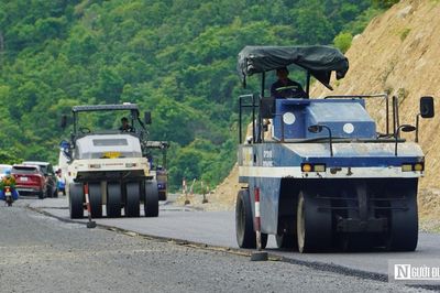 Cận cảnh công trường Quốc lộ 28B, nhiều hạng mục bước vào giai đoạn hoàn thiện