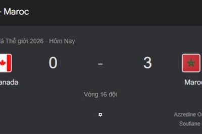 Đội tuyển Maroc đánh bại Canada 3-0, giành quyền vào tứ kết World Cup 2026