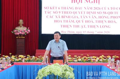 Tổ công tác số 9 của Ban Thường vụ Tỉnh ủy làm việc với các xã
