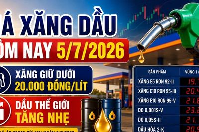Giá xăng dầu hôm nay 5/7: Dầu thế giới tăng nhẹ