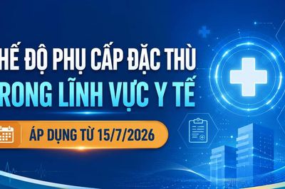 Chế độ phụ cấp đặc thù trong lĩnh vực y tế áp dụng từ 15/7/2026