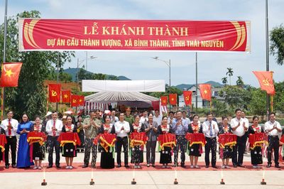 Khánh thành cầu Thành Vượng, xã Bình Thành