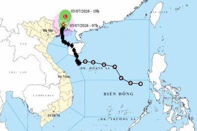 Bão số 1 di chuyển chậm, Bắc Bộ tiếp tục mưa to kèm gió mạnh