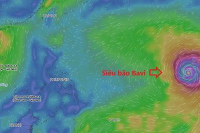 Siêu bão Bavi có thể gây ảnh hưởng tới Biển Đông