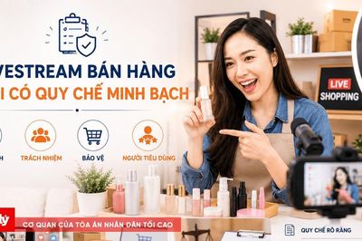 Livestream bán hàng trên sàn thương mại điện tử phải có quy chế công khai