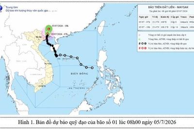 Tin bão trên đất liền và dự báo mưa lớn trên địa bàn tỉnh Cao Bằng