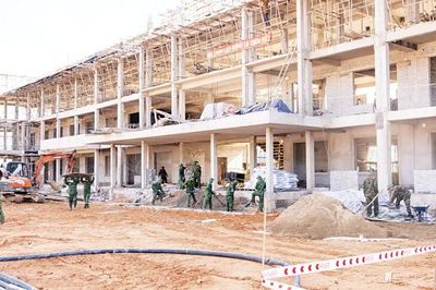 Trên những công trình đang tăng tốc