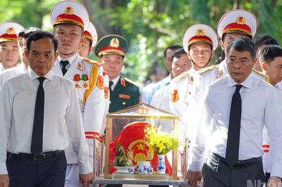 [Ảnh] Lễ triển khai tìm kiếm, quy tập hài cốt liệt sĩ tại Công viên Lê Thị Riêng