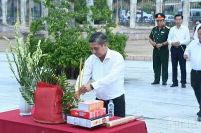 Cần Thơ lấy 1.324 mẫu hài cốt liệt sĩ chưa có thông tin tại Nghĩa trang Liệt sĩ Ô Môn