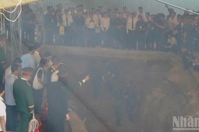Xác minh thân nhân liệt sĩ được tìm thấy tại Công viên Lê Thị Riêng