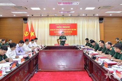 Đảng ủy Quân khu 1 ra nghị quyết lãnh đạo thực hiện nhiệm vụ 6 tháng cuối năm 2026