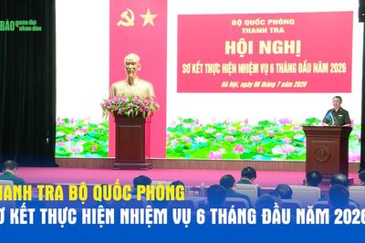 Thanh tra Bộ Quốc phòng sơ kết thực hiện nhiệm vụ 6 tháng đầu năm 2026