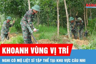 Khoanh vùng các vị trí nghi có mộ liệt sĩ tập thể tại khu vực Câu Nhi