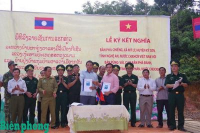 Tạo động lực mới cho phát triển khu vực biên giới hai nước Việt-Lào