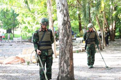 Sáng nay, triển khai tìm kiếm, quy tập hài cốt liệt sĩ tại Công viên Lê Thị Riêng