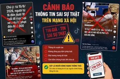 Thông tin người từ 16 tuổi đến dưới 18 tuổi đi mọi loại xe máy đều bị phạt là không chính xác