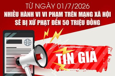 Các hành vi vi phạm trên mạng xã hội sẽ bị xử phạt nghiêm từ ngày 1/7/2026